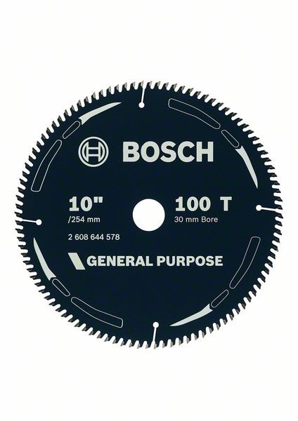 BOSCH WOOD SAW BLADE 10'' X 30/1''/25 X 100 TEETH 